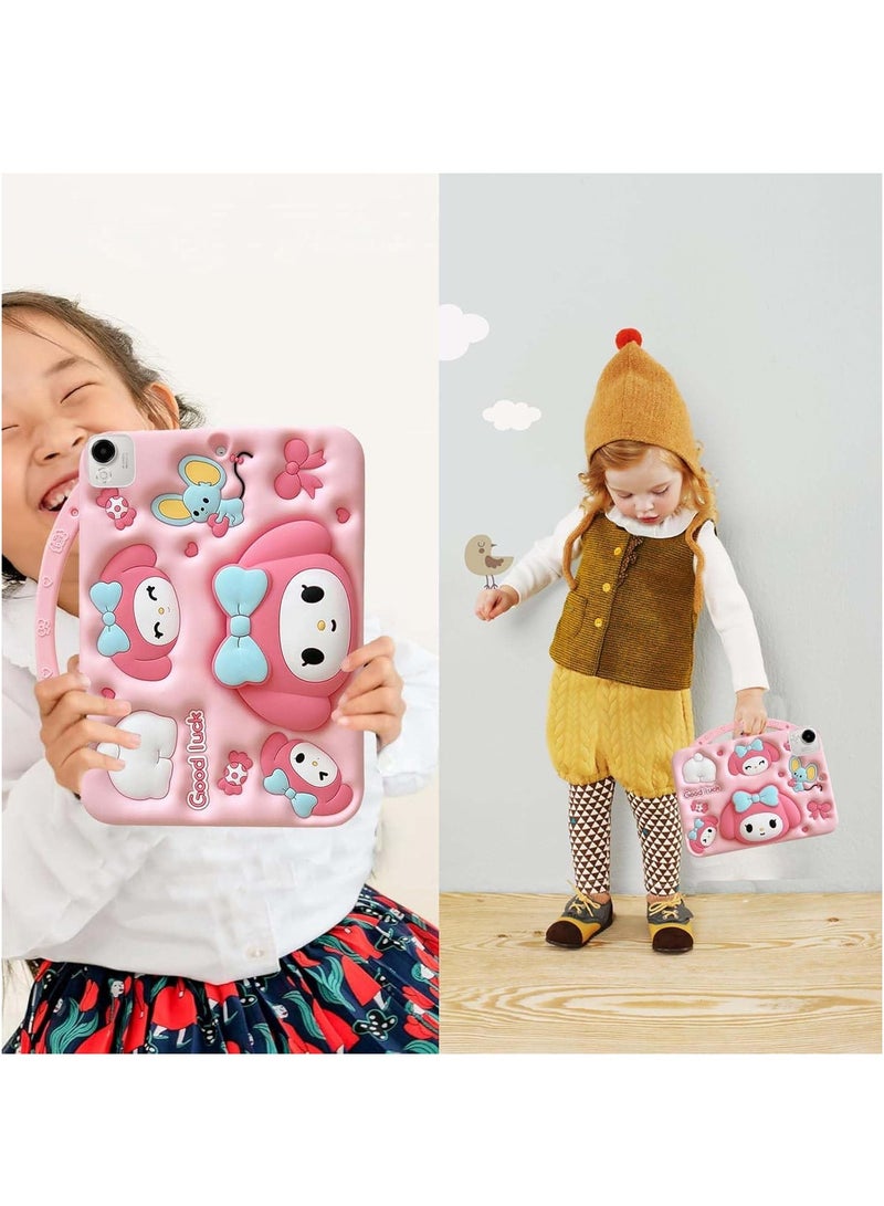 Kids Case Compatible with Honor Pad X9a 11.5 inch Shockproof Silicone Cartoon Melody Cover with Handle Stand - Image 5